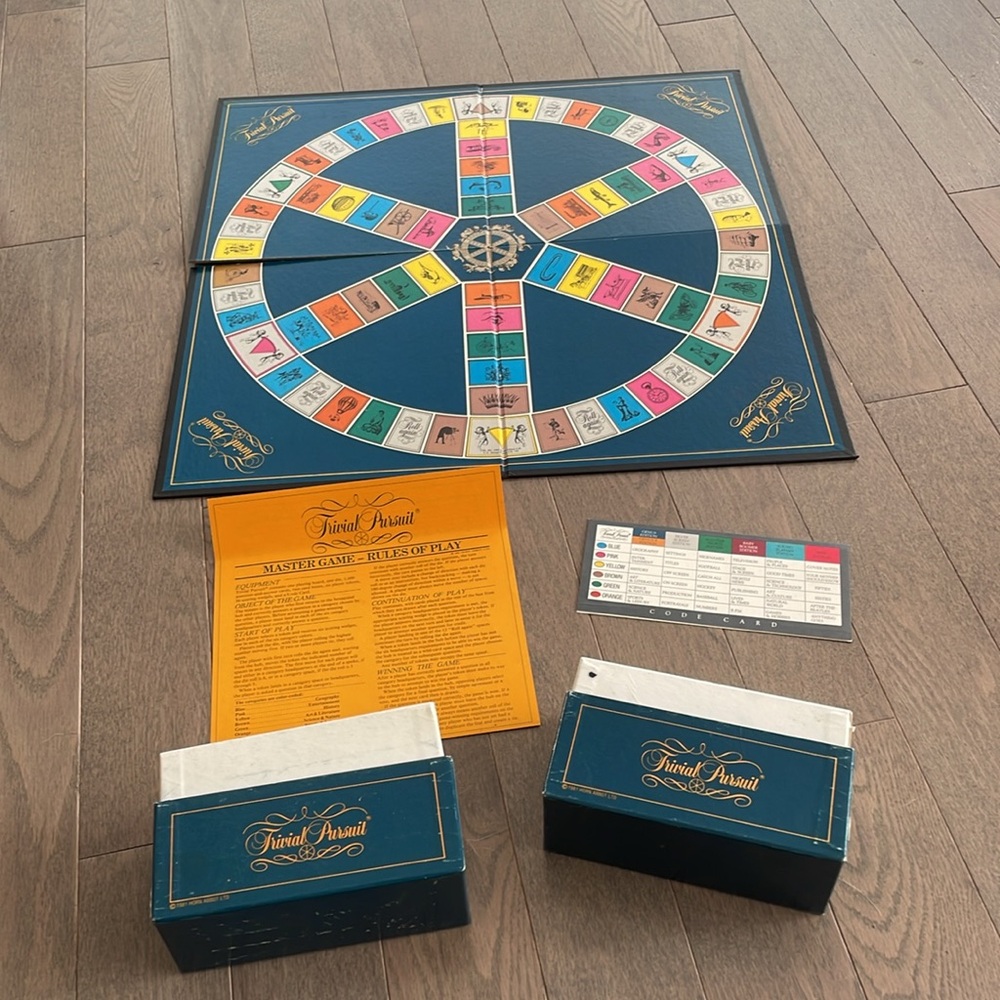 Trivial Pursuit Master Game Genus Edition • Vintage 1981